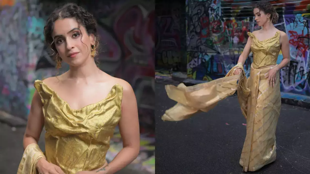 Sanya Malhotra fashion fusion